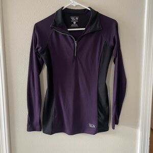 Mountain Hardwear Women's Purple and Black Top sz XS